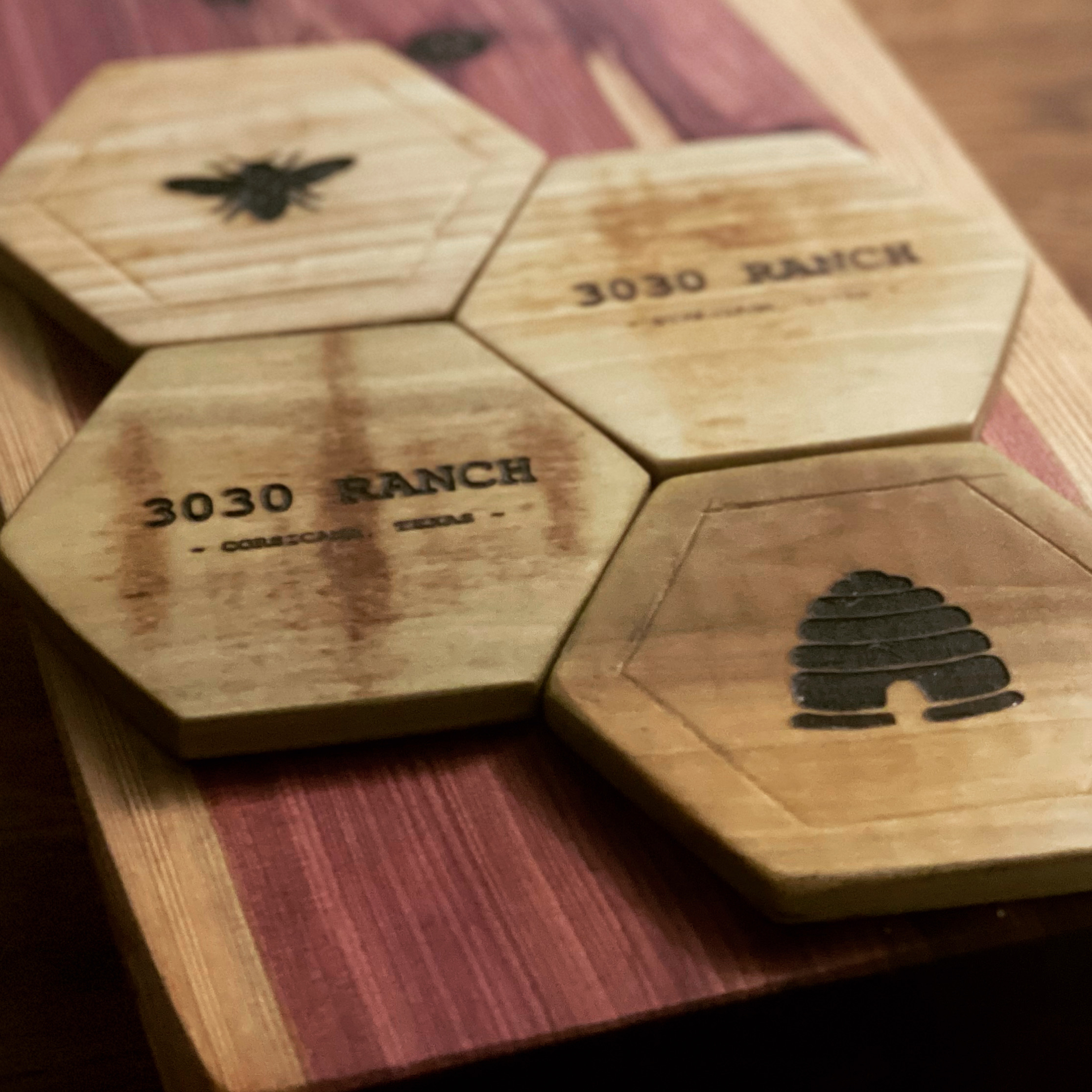 Honeybee Package Coasters