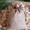 Cedar Sachet Bags, Burlap